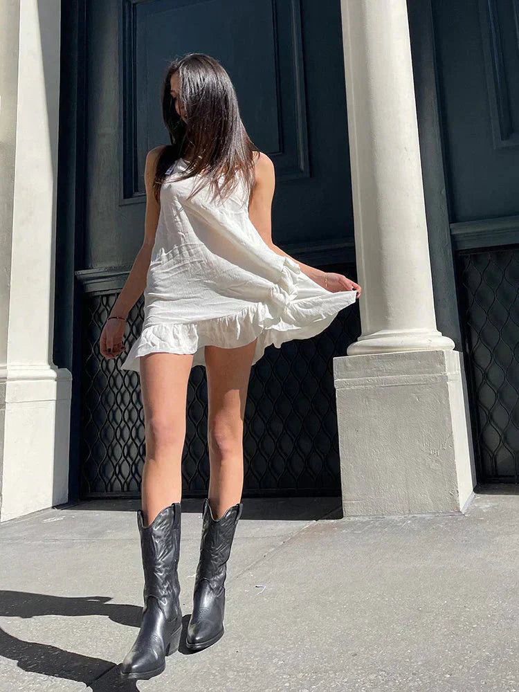 Clara | Gleaming Western-Style Boots