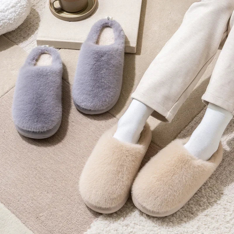 Danielle | Cozy Plush Slip-On Slippers for Cloud-Like Comfort