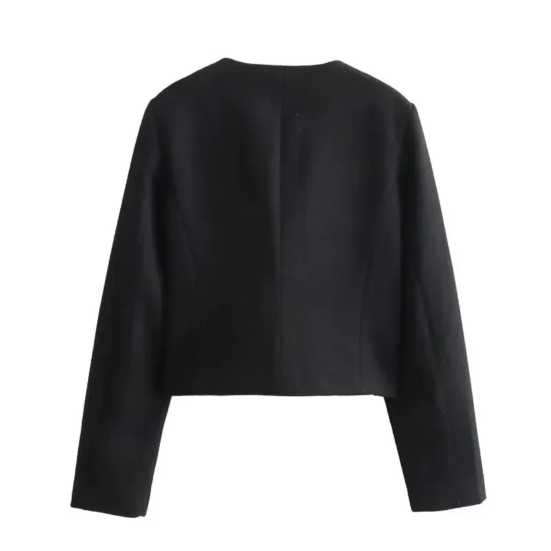 Gabriella | Cropped Blazer Jacket - Sleek, Tailored Fit for Effortless Style