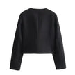 Gabriella | Cropped Blazer Jacket - Sleek, Tailored Fit for Effortless Style
