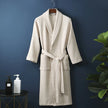 Sarah | Spring Waffle Knit Lounge Robe - Soft, Lightweight Comfort
