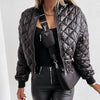 Sabrina | Quilted Short Zip-Up Bomber Jacket – Trendy, Cozy Outerwear