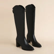 Claire | Knee-High Heel Boots – Sleek, Statement-Making Style
