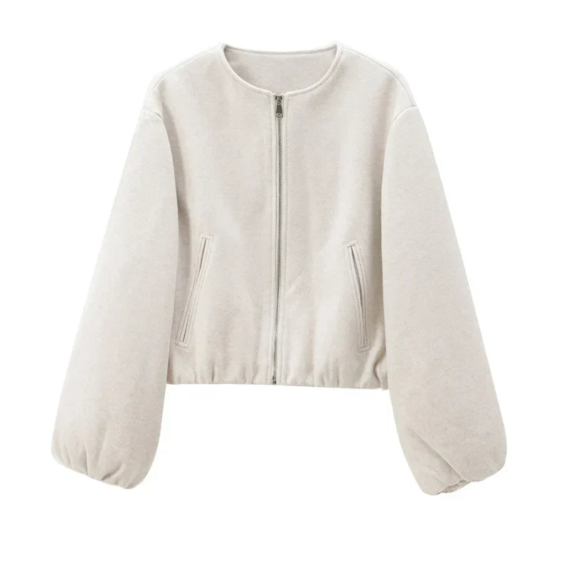 Gabrielle | Cropped Zip-Up Casual Jacket