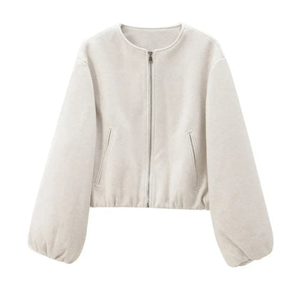 Gabrielle | Cropped Zip-Up Casual Jacket