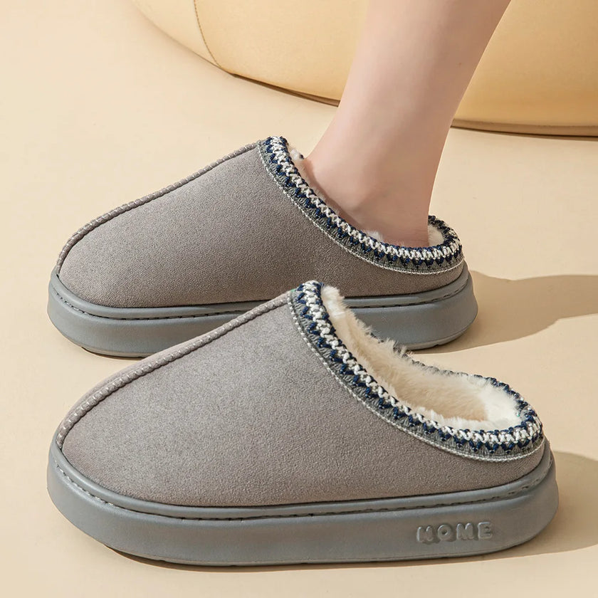 Caroline | Plush Fur Slip-On Slippers - Ultra-Soft, Cozy Comfort