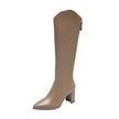 Claire | Knee-High Heel Boots – Sleek, Statement-Making Style