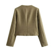 Gabriella | Cropped Blazer Jacket - Sleek, Tailored Fit for Effortless Style