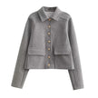 Fiona | Button-Front Casual Jacket with Handy Pockets