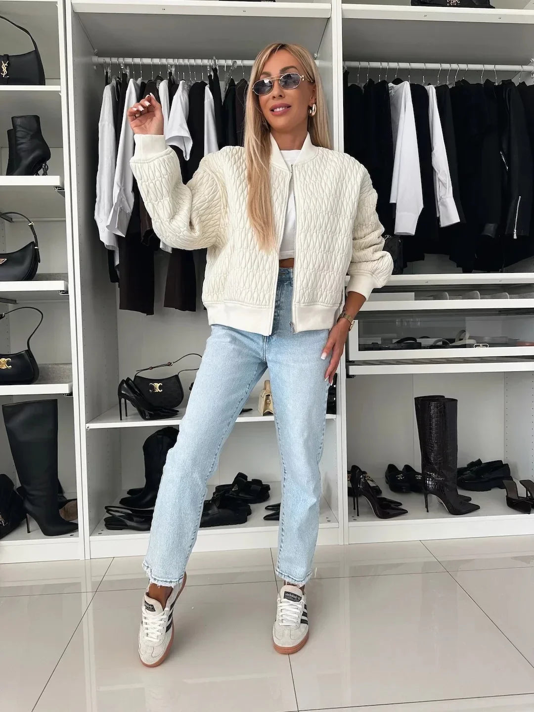 Hazel | Zip-Front Quilted Jacket – Chic, Cozy Outerwear for Everyday Style