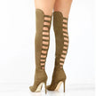Bella | Cutout Over-the-Knee High Heel Boots – Sleek, Eye-Catching Knee-High Stilettos