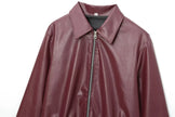 Harper | Faux Leather Bomber Jacket - Sleek, Statement-Making Outerwear