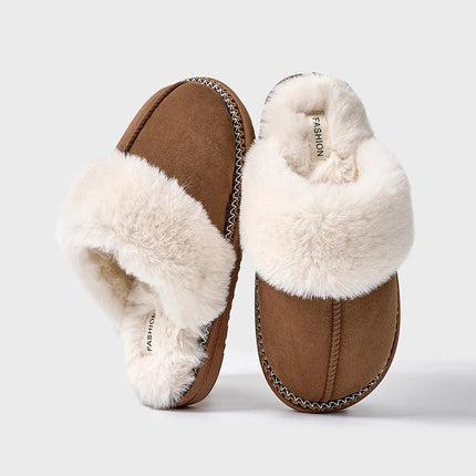 Alyssa | Cozy Winter Fuzzy Slippers – Plush, Warm & Snug Indoor Comfort