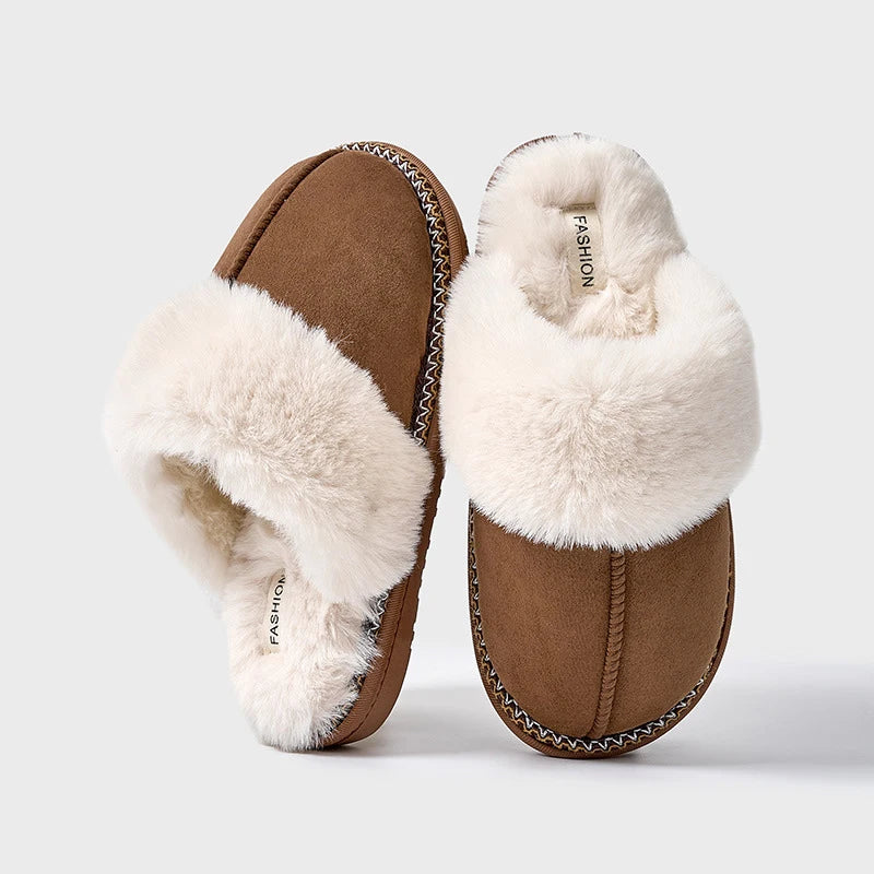 Alyssa | Cozy Winter Fuzzy Slippers – Plush, Warm & Snug Indoor Comfort