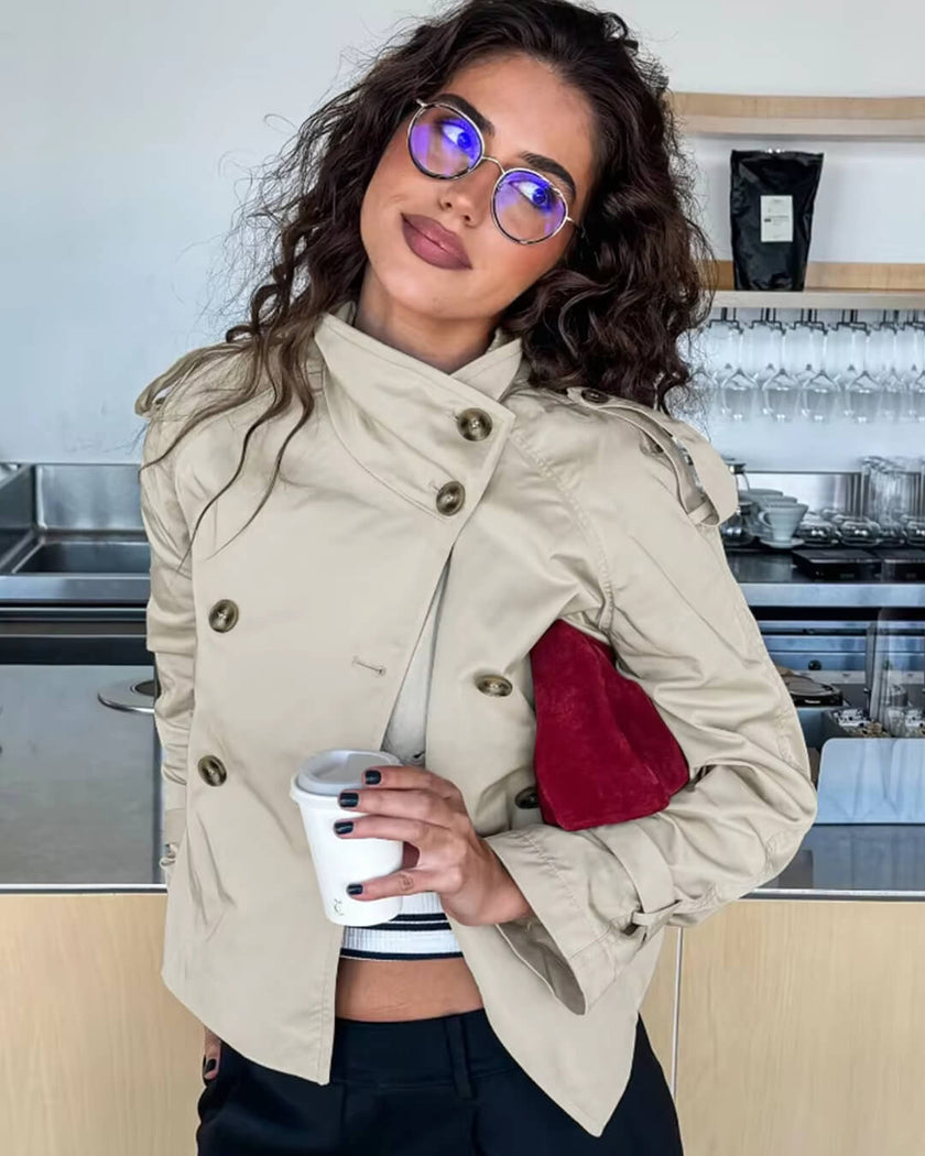 Alice | Winter Belted Double-Breasted Trench Jacket