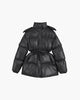 Chloe | Winter Shimmer Drawstring Puffer Jacket