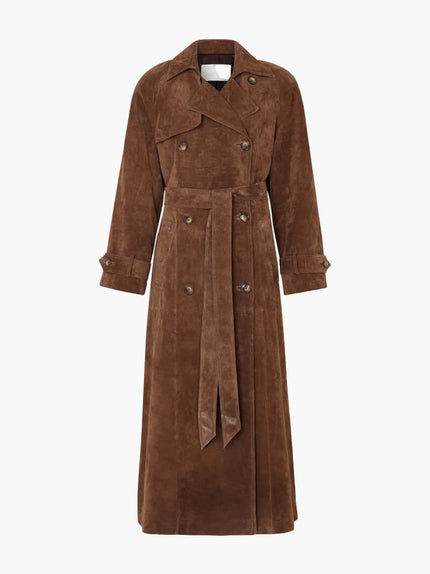 Darcey | Stylish, Warm Belted Trench Coat