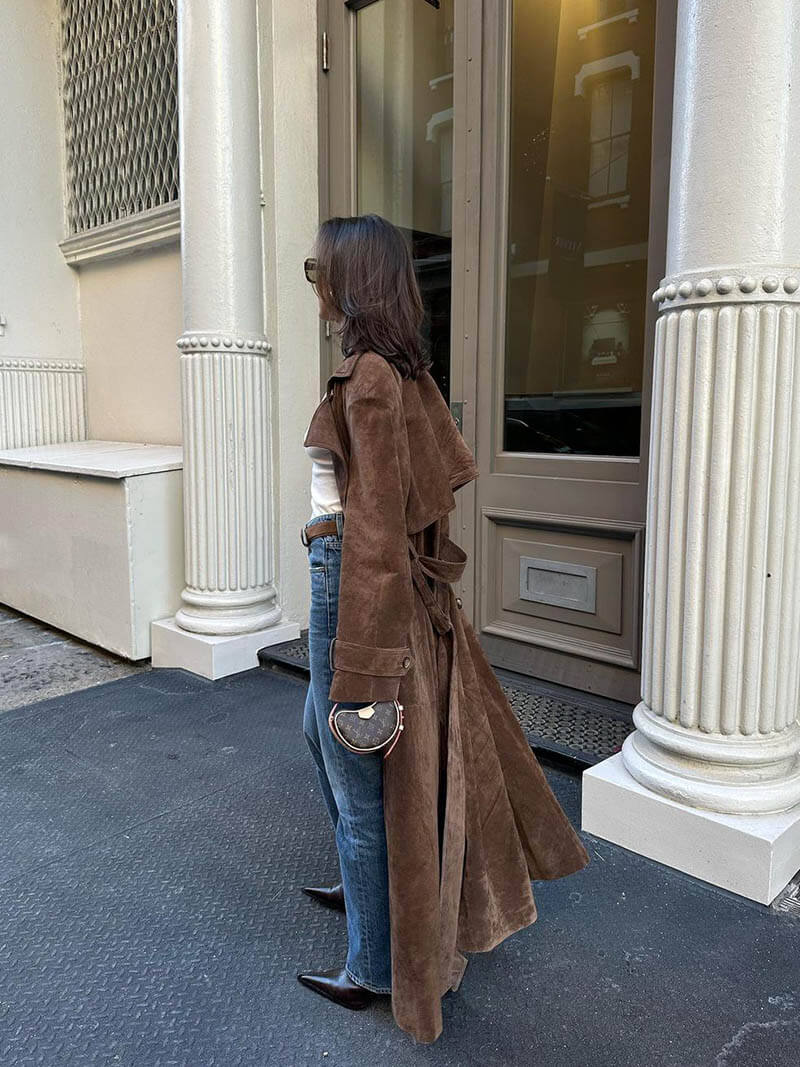 Darcey | Stylish, Warm Belted Trench Coat
