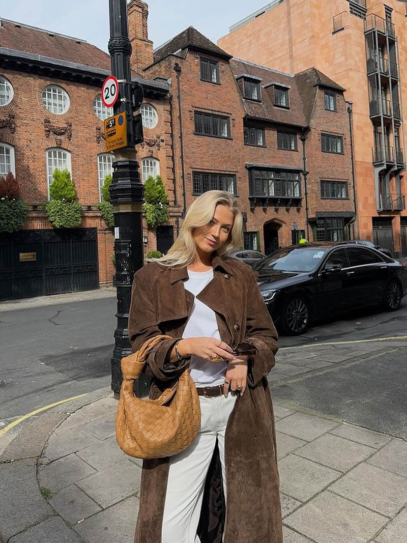 Darcey | Stylish, Warm Belted Trench Coat