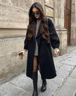 Clara | Luxe Winter Long Trench Coat — Timeless Style & Cozy Warmth