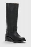 Ella | Leather Knee-High Boots with Heels – Sleek, Timeless Style