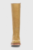Ella | Leather Knee-High Boots with Heels – Sleek, Timeless Style