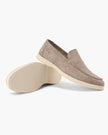 Stylish Men's Suede Loafers with Textured Upper & Contrast Sole | Versatile Slip-On Shoes for Everyday Comfort 0
