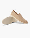 Stylish Men's Suede Loafers with Textured Upper & Contrast Sole | Versatile Slip-On Shoes for Everyday Comfort 12