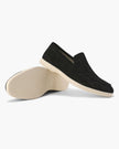 Stylish Men's Suede Loafers with Textured Upper & Contrast Sole | Versatile Slip-On Shoes for Everyday Comfort 8