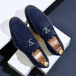 Stylish Slip-On Loafers for Men with Patterned Upper & Buckle Detail | Comfortable Footwear for Everyday Wear 1
