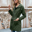 Megan | Casual Drawstring Hooded Rain Jacket — Everyday Style & Practical Weather Protection
