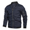 Urban Style | Men's Jacket with Ribbed Trim & Sleeve Pocket | Versatile Bomber for Year-Round Wear 0
