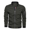Urban Style | Men's Jacket with Ribbed Trim & Sleeve Pocket | Versatile Bomber for Year-Round Wear 3