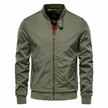 Urban Style | Men's Jacket with Ribbed Trim & Zip Closure | Casual Outerwear for Transitional Weather 1