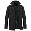 Urban Style | Men's Modern Trench Coat with Functional Pockets | Versatile Outerwear for Year-Round Wear 0