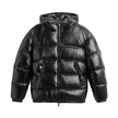 Urban Style | Men's Puffer Jacket with Hood & Zipper | Lightweight Winter Outerwear for Modern Fashion 0