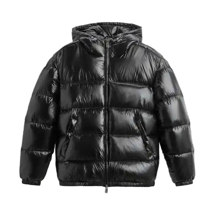 Urban Style | Men's Puffer Jacket with Hood & Zipper | Lightweight Winter Outerwear for Modern Fashion 0