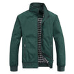 Urban Style | Men's Zip-Front Bomber Jacket with Ribbed Cuffs | Structured Fit for Autumn Comfort 4