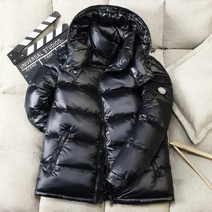 Urban Style | Short Down Jacket with Hood for Men | Contemporary Design for Cold Weather 0