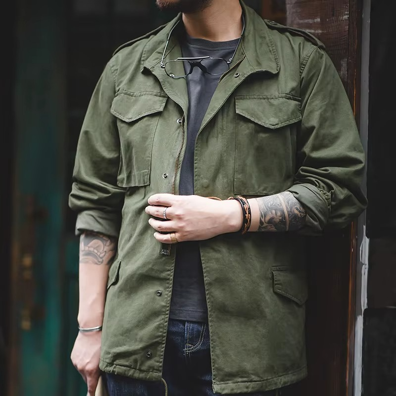 Utility Jacket | Men's Zip-Up Jacket with Defined Silhouette | Matte Finish for Versatile Layering 3