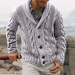 Versatile Men's Cardigan with Button-Down Style & Adjustable Fit | Perfect Layering Piece for Casual or Semi-Formal Wear 1