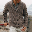 Versatile Men's Cardigan with Button-Down Style & Adjustable Fit | Perfect Layering Piece for Casual or Semi-Formal Wear 2