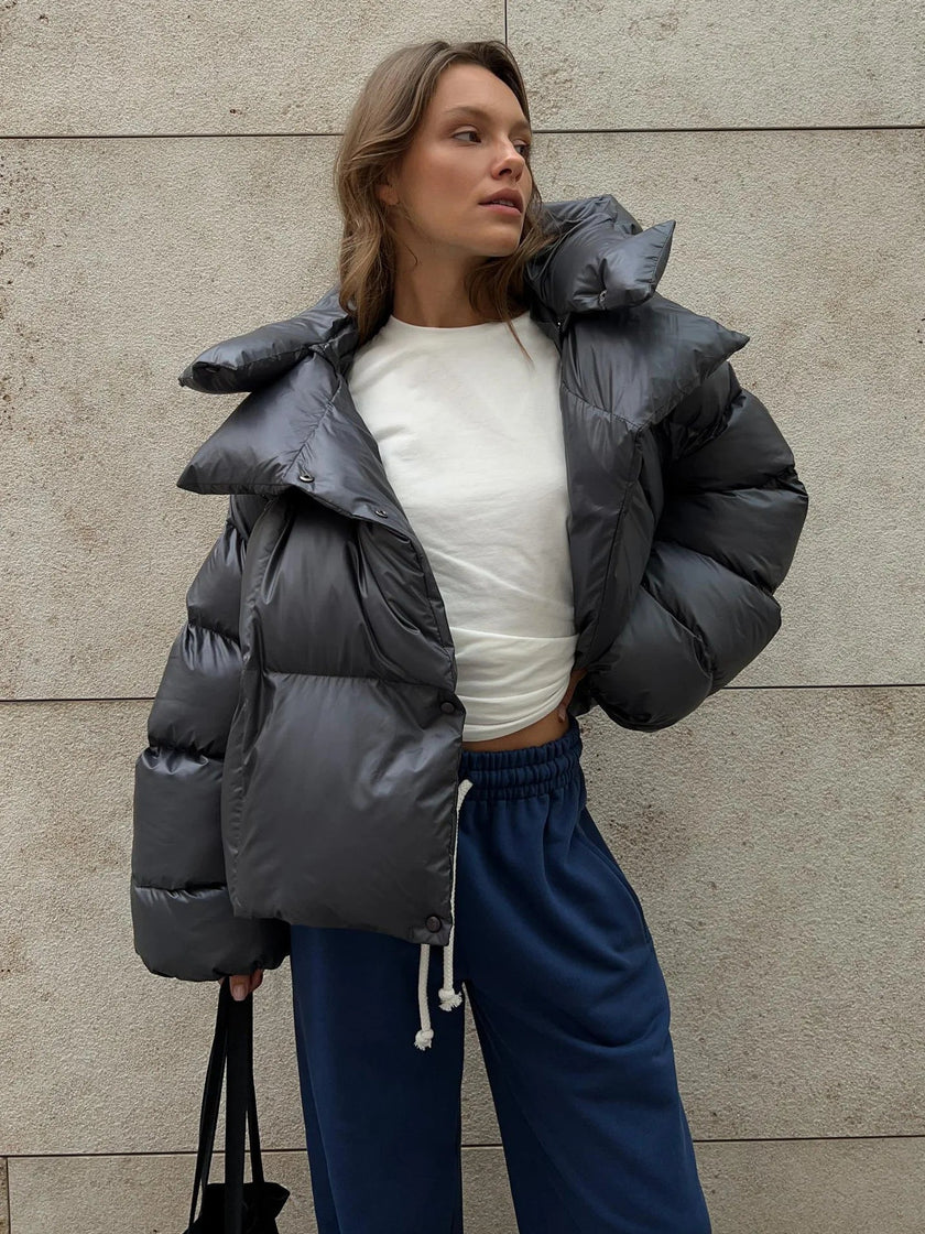 Caroline | Winter Oversized Puffer Jacket - Ultra-Warm, Cozy & Trendy Outerwear