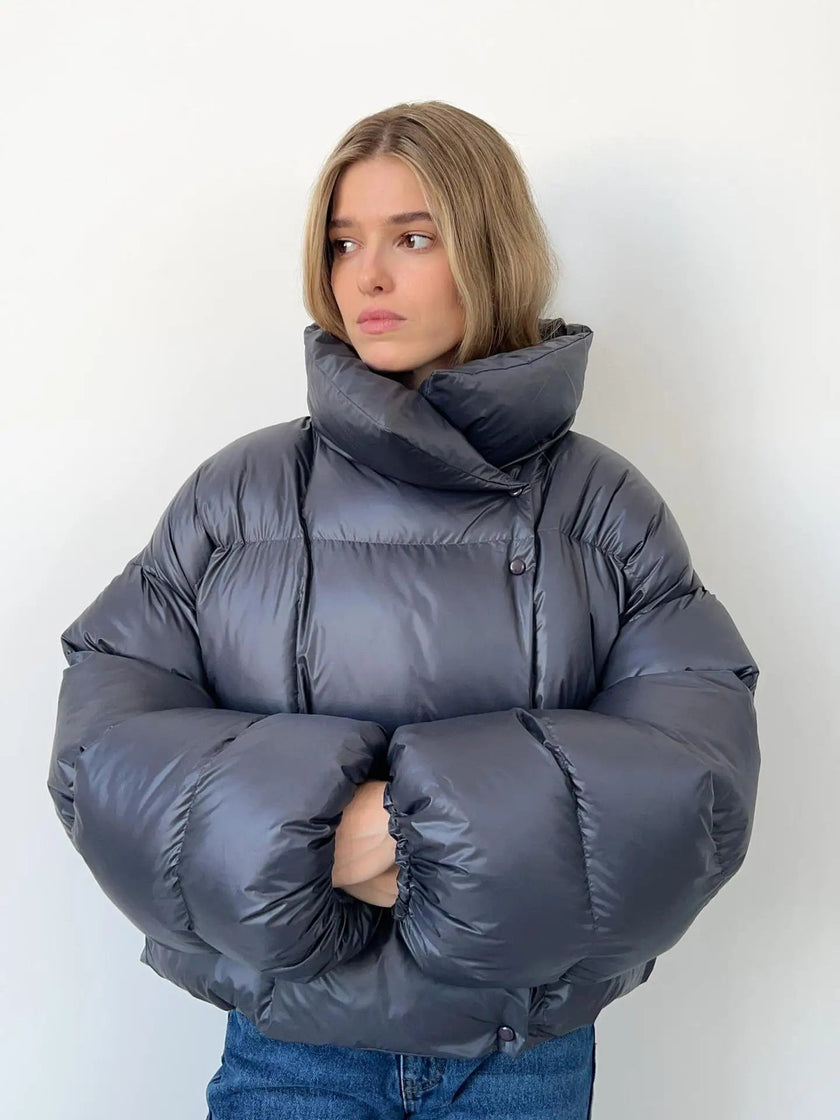 Caroline | Winter Oversized Puffer Jacket - Ultra-Warm, Cozy & Trendy Outerwear