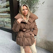 Brooklyn | Belted Winter Puffer Coat — Cozy & Chic