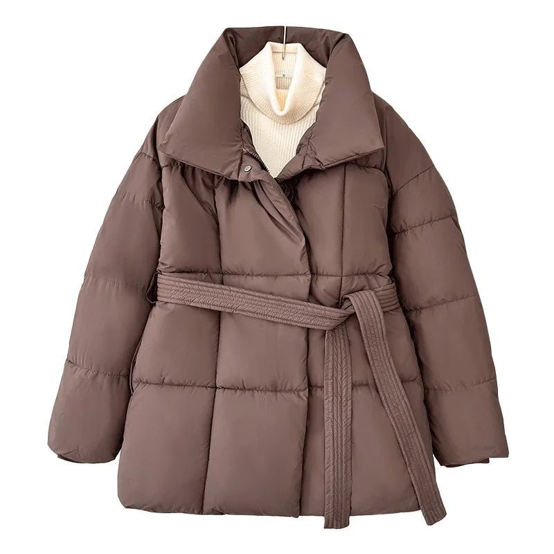 Brooklyn | Belted Winter Puffer Coat — Cozy & Chic