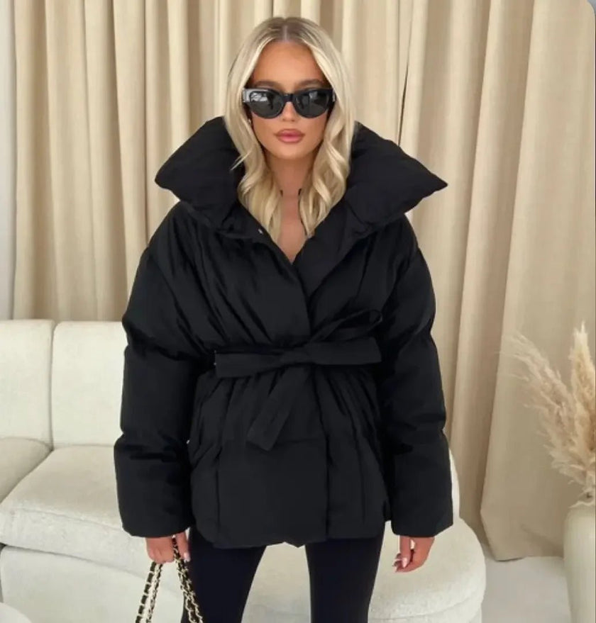 Brooklyn | Belted Winter Puffer Coat — Cozy & Chic