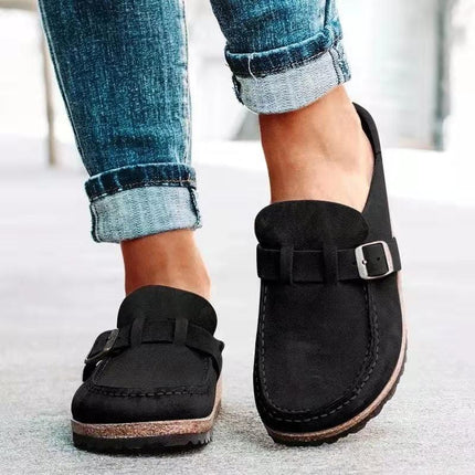 Emily | Casual Buckle Slip-On Loafers – Effortless Style & All-Day Comfort