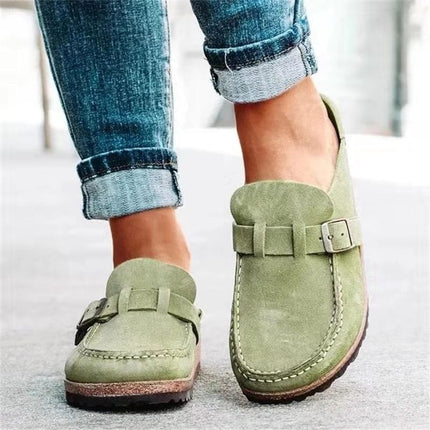 Emily | Casual Buckle Slip-On Loafers – Effortless Style & All-Day Comfort