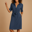 Chloe | Spring Belted Shirt Dress – Effortless Style with a Flattering Belted Silhouette